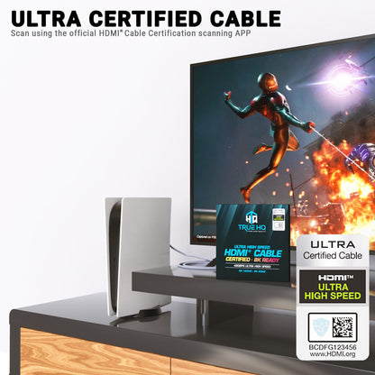 1M HDMI 2.1 Cable Certified | 8K Ultra High Speed | 4K@120Hz | Grey Alloy Head