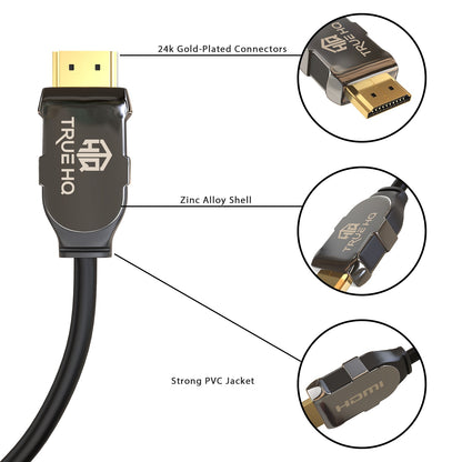 2M HDMI 2.1 Cable | 8K Ultra High Speed | 4K@120Hz | Zinc Alloy Head