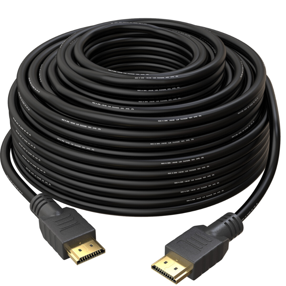 30M HDMI Cable | Full HD 1080p 3D | Long High Speed Lead | Black