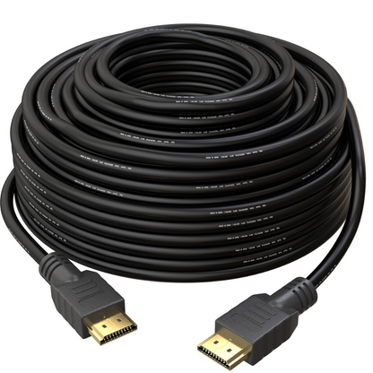 30M HDMI Cable | Full HD 1080p 3D | Long High Speed Lead | Black