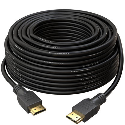 25M HDMI Cable | Full HD 1080p 3D | Long High Speed Lead | Black