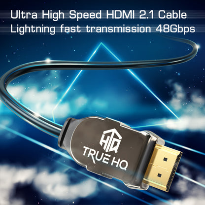 2M HDMI 2.1 Cable | 8K Ultra High Speed | 4K@120Hz | Zinc Alloy Head
